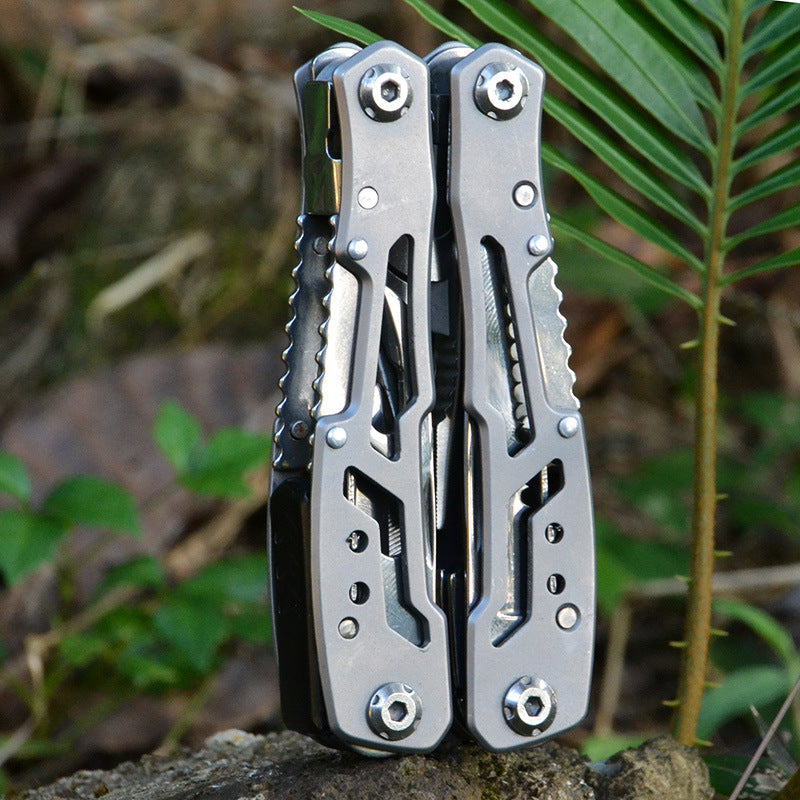 Portable Stainless Steel Multi-Tool Pliers for Camping