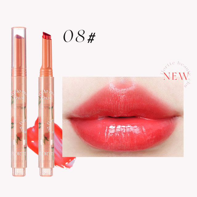 FLORTTE First Kiss Love Stick Lipstick Pen with Mirror