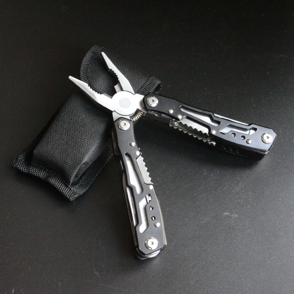 Portable Stainless Steel Multi-Tool Pliers for Camping