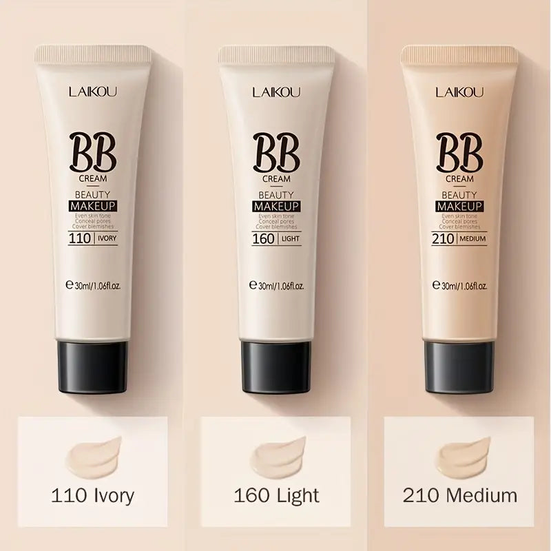 LAIKOU Waterproof BB Cream - Full Coverage Foundation 30ml